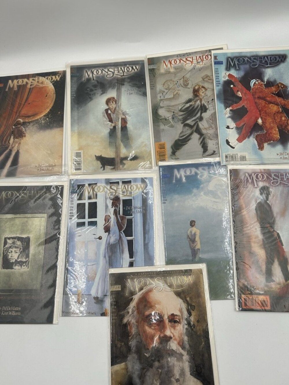 Lot of 9 Moonshadow Comics DC Vertigo Ungraded Comic Books 1-12 Missing 4,5 10